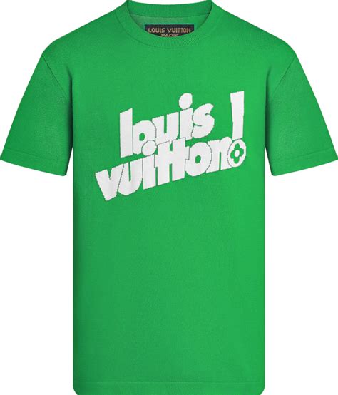 louis vuitton green logo t shirt|Louis Vuitton lv t shirts.